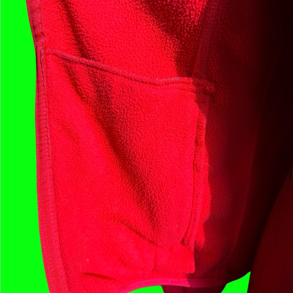 Pink fleece hoodie, zip-up with pockets - Picture 15 of 16